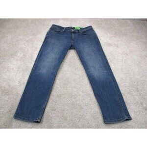 DU/ER Jeans Mens 34 Blue L2X Slim Fit Stretch Denim Medium Wash Duer 34x28